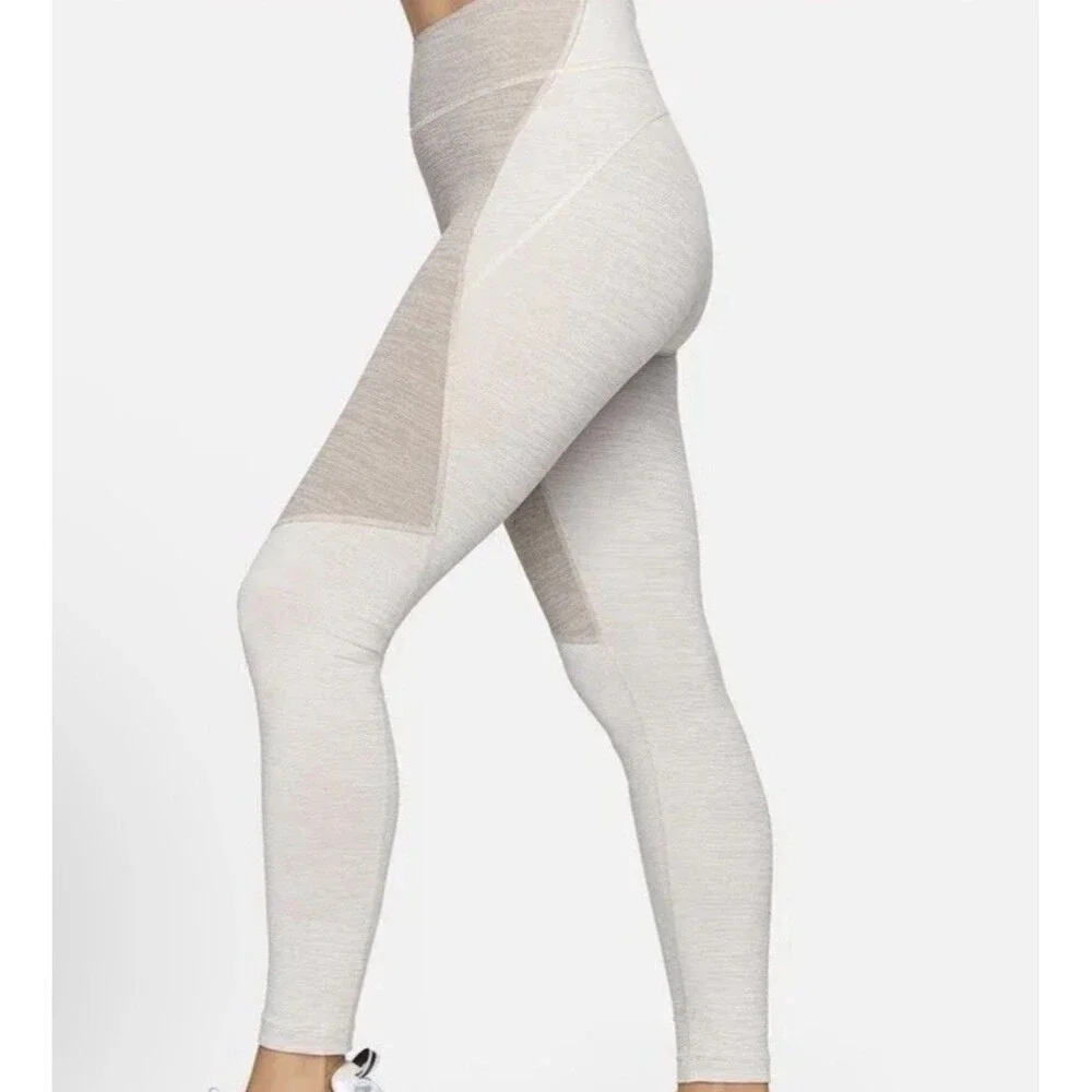 Outdoor Voices TechSweat 7/8 Two-Tone Leggings Coyote Atmosphere Small